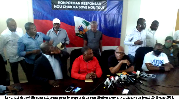 « La journée de mobilisation nationale du 28 février 2021 sera totalement pacifique »